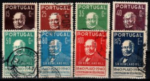 Portugal #595-602 F-VF Used CV $12.35 (A446)