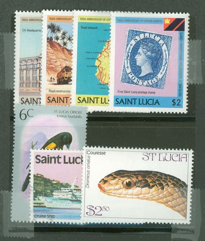 St. Lucia #391/664  Single (Complete Set)