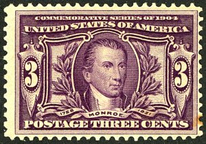 U.S. #325 MINT OG HR