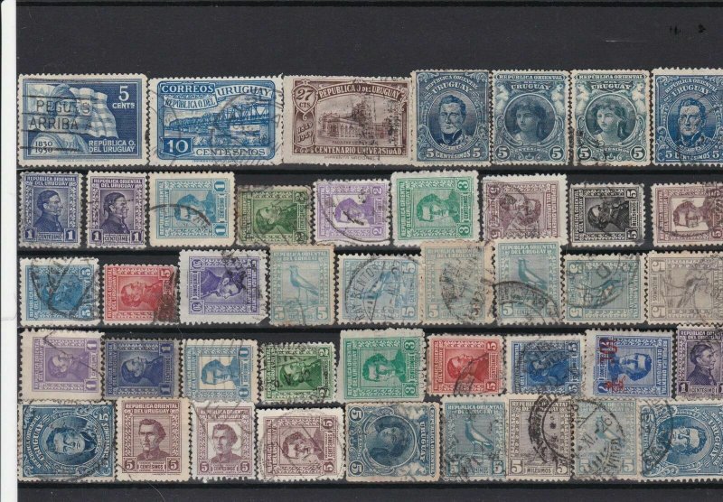 uruguay  used collectable stamps ref r12360