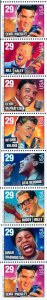 1993 29c Rock & Roll Elvis Series, Booklet Pane of 8 Scott 2731-2737 Mint VF NH