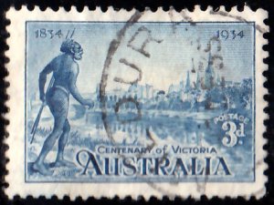 Australia Scott 143 Used.