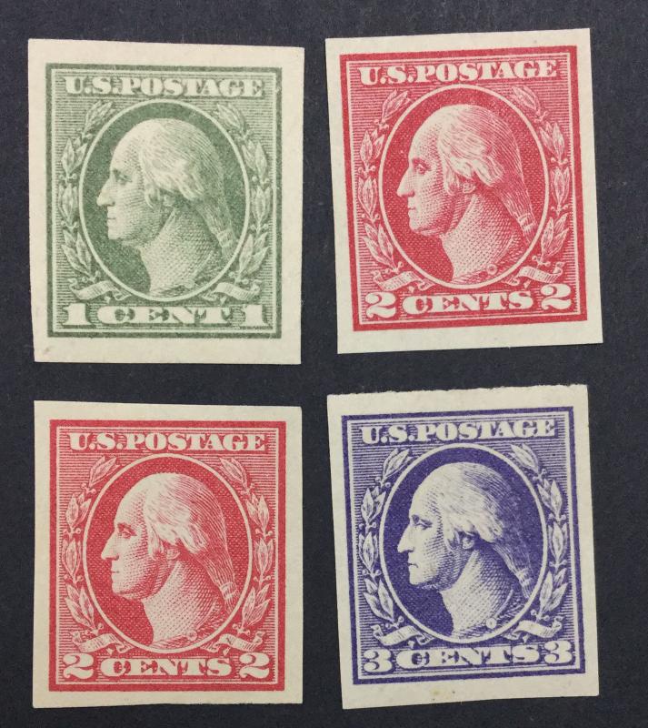 MOMEN: US #531,533-535 MINT OG H $125 LOT #536