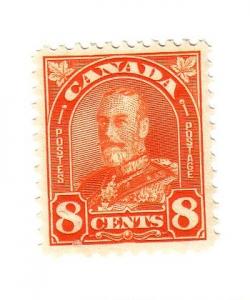 Canada Sc 1722 1930 8c red orange George V Arch Issue stamp mint