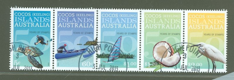 Cocos (Keeling) Islands #367-371 Used Single (Complete Set) (Bird)