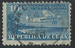 Cuba #C5 10c Airplane and Coast of Cuba