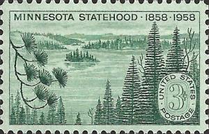 # 1106 MINT NEVER HINGED MINNESOTA STATEHOOD