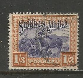 South West Africa   #116b  Used  (1931)  c.v. $0.60