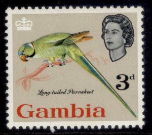 GAMBIA QEII SG197, 3d pale drab, M MINT.