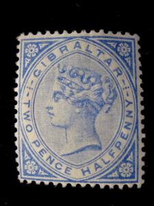 GIBRALTAR - SCOTT#14 - MH - CAT VAL $42.50