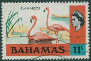 Bahamas 1971 SG368 11c QEII Flamingos FU