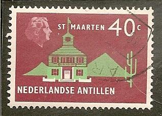 Netherlands Antilles  Scott    252   Town Hall   Used     