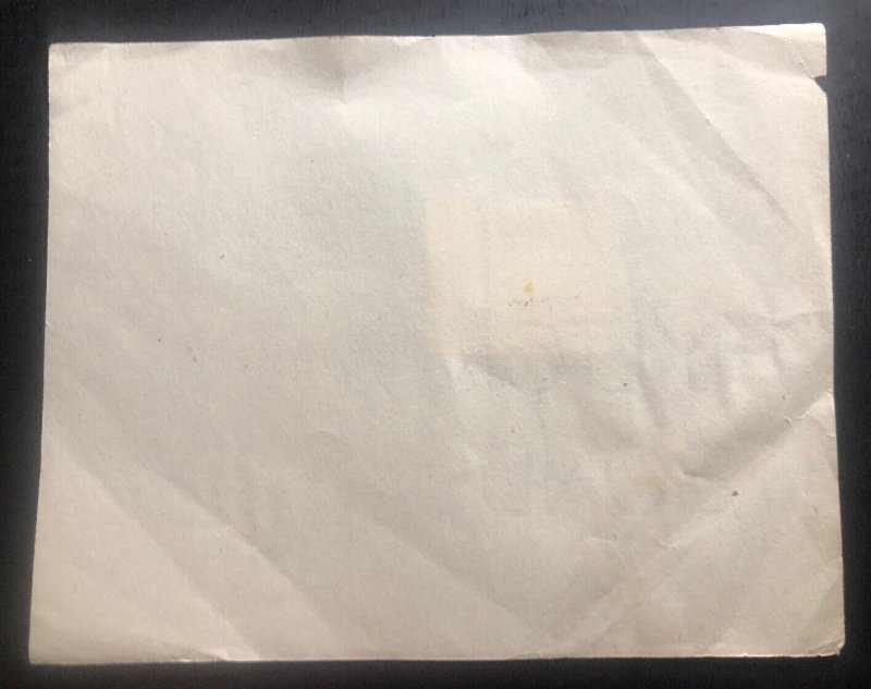 1943 Czechoslovakia Forces Field post Office In England Sheet Cover