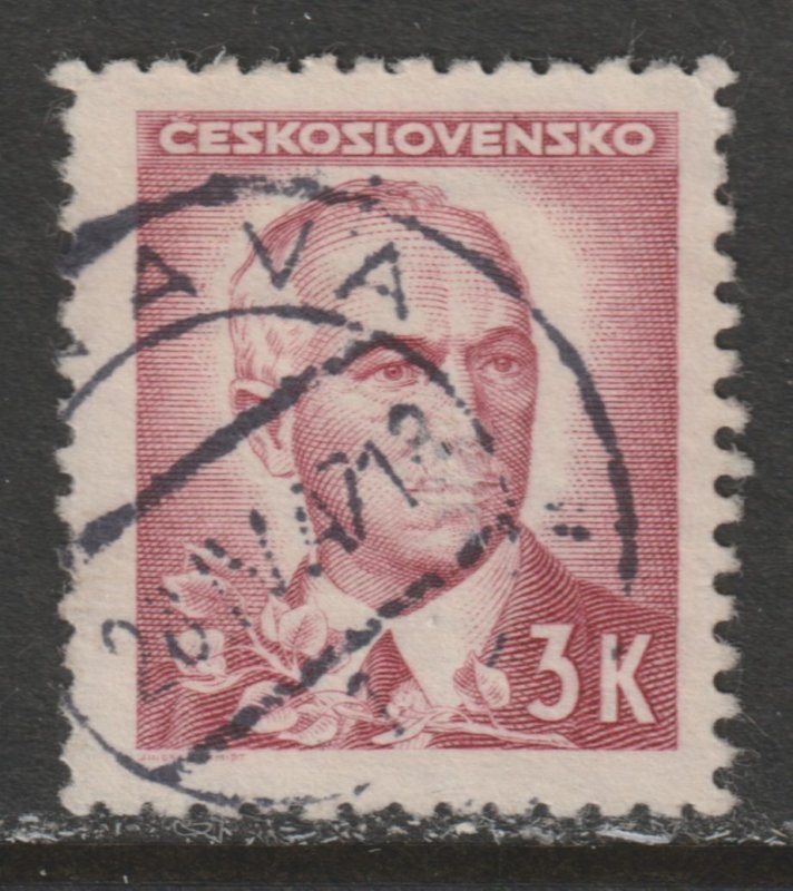 1945 Czech Rep - Sc 297 - used VF - 1 single - Benes