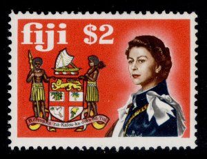 FIJI QEII SG407, $2, NH MINT.