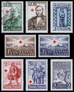 Finland Scott B27//B43 (1938-40) Mint/Used H VF, CV $14.05