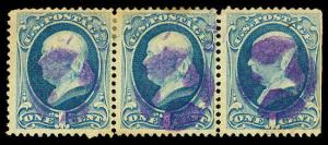 U.S. BANKNOTE CANCELS 182  Used (ID # 58766)