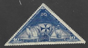 SPAIN Scott #428 Mint 40c Santa Maria, Nina & Pinta 2019 CV $4.50