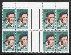 IRELAND #594 MNH Gutter Block of 8 (12290)