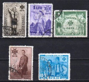 Romania 1935 Accession to the throne King Karl II Mi.484 /8 Used