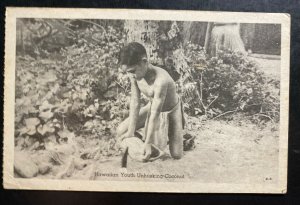 1944 Honolulu Hawaii APO 38 RPPC Postcard Cover to Seattle WA USA Unhusking Coco