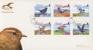 Alderney 297-302 FDC cover bird (2110 210)