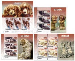 C A R - 2023 - Dogs - Perf 4 Min Sheets  - Mint Never Hinged