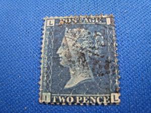 GREAT BRITAIN - SCOTT # 30 - PLATE #14 - Used