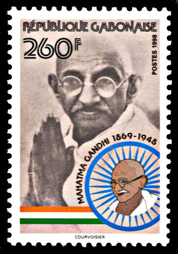 Gabon 926, MNH, 50th Anniversary Death of Mahatma Gandhi