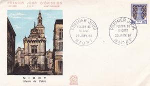 France 1964 Niort FDC Unadressed VGC