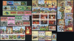 St. Vincent Grenadines Postage Caribbean Stamp Collection Topical Disney Mint LH