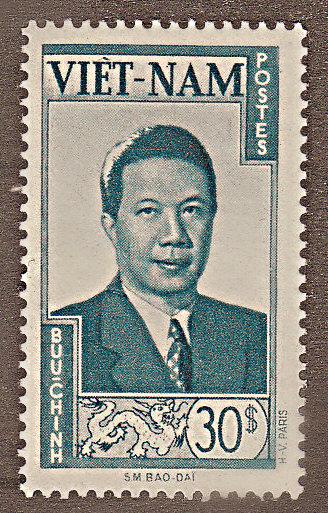 Vietnam Bao Dai (Scott #13) MVLH Lovely High Value Stamp!