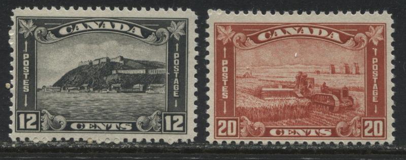 Canada 1930 definitive 12 cents and 20 cents mint o.g.