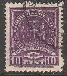 MEXICO 844, 10¢ 1934 Definitive Wmk Gobierno...279 Used. F-VF.  (926)