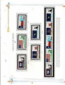 Flags of Our Nation Forever US Postage Coil Strips and Singles #4323-32 VF MNH