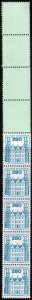 1982, Germany 280pfg, MNH strip of 5, Sc 1314