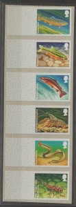 Great Britain Post & Go FT13 Blank 2013 QE2 VF MNH Freshwater Life 3