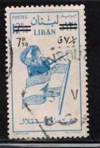 LEBANON Scott # 336 Used - With Surcharge