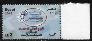 Egypt 2015 World Statistics Day MNH A3065