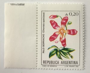 Argentina 1985 Scott 1521 MNH - 0.20p, Flowers, Chorisia speciosa