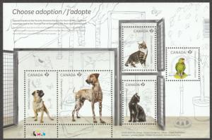 2636 Adopt a pet SS  MNH