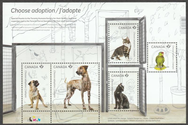 2636 Adopt a pet SS  MNH