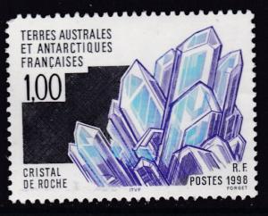 French Southern & Antarctic Territories 1998 Mineral Type of '93 Crystals VF/NH