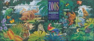 Australia 1994 SG1484 Zoos MS MNH