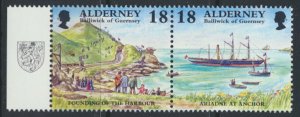 Alderney  SG A102a  SC# 107a Garrison Island  Mint Never Hinged see scan 