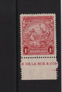 Barbados 1938 SG249a 1d mounted mint