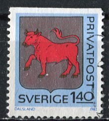 Sweden; 1982: Sc. # 1403: Used Single Stamp