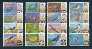 [17450] Bahamas 2001 Birds Vögel Oiseaux Ucelli Eggs 16 values MNH