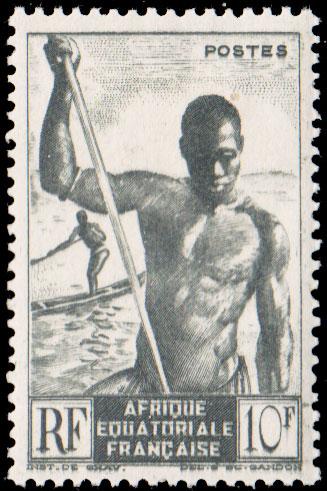 French Equatorial Africa Scott 181 Unused lightly hinged.