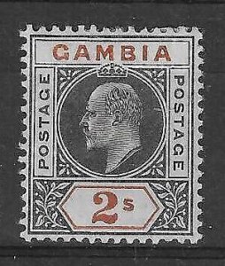 GAMBIA 1904-06 Short set of eleven values - 38295